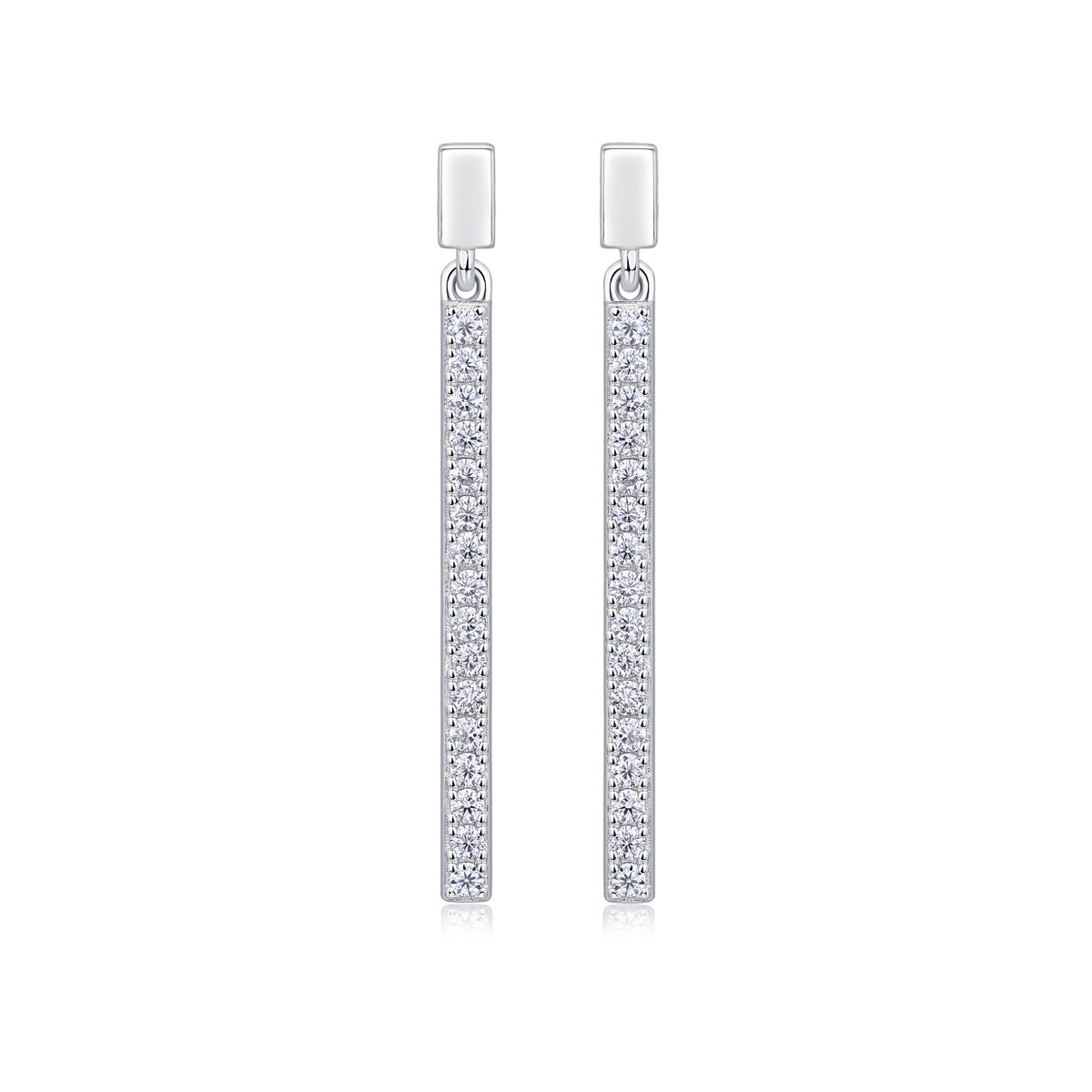 Moissanite Silver Earrings Diamond Earrings Stud Earrings