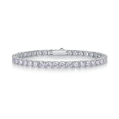 Gravitation Mossan Diamond S925 Silver Bracelet