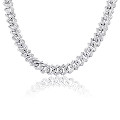Diamond Shaped Cuban Chain Necklace