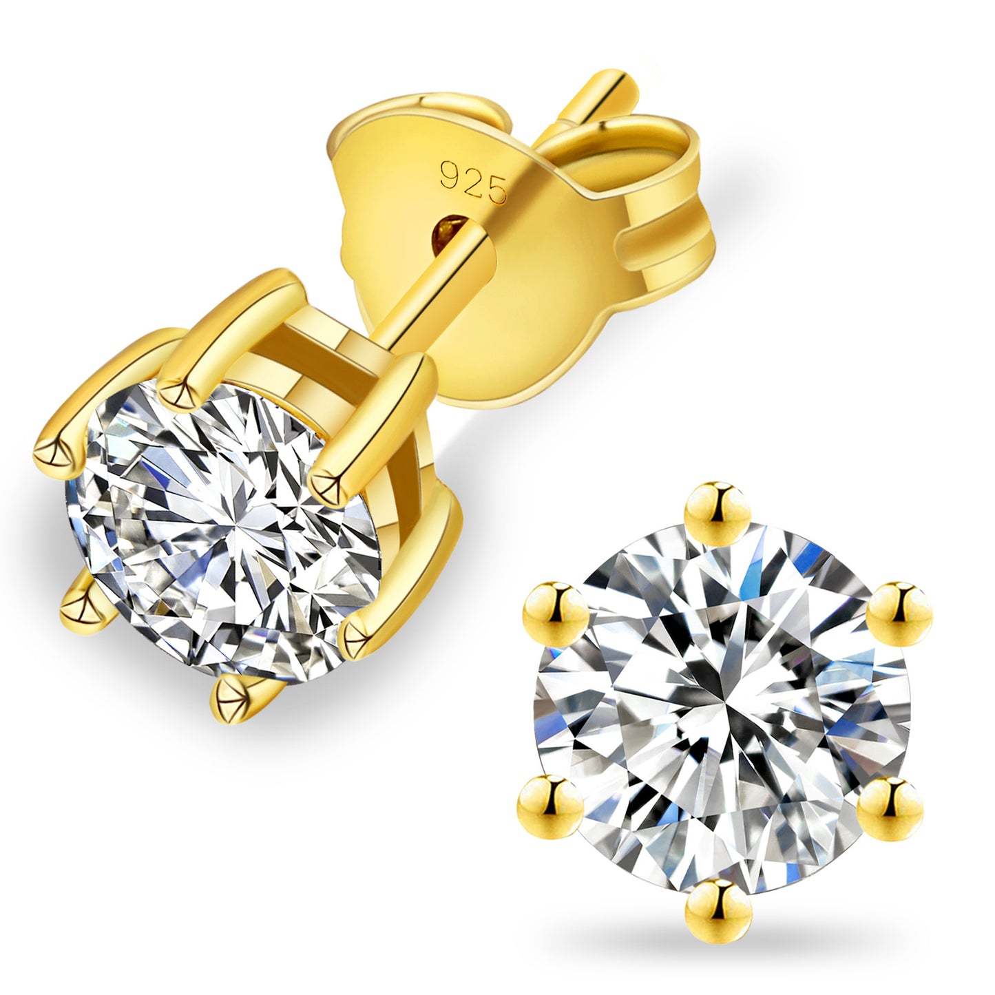 Classic Six Claw Luxury Earrings