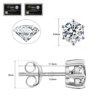Classic Six Claw Luxury Earrings