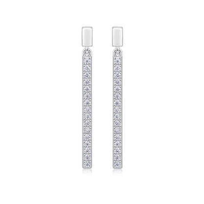 Moissanite Silver Earrings Diamond Earrings Stud Earrings