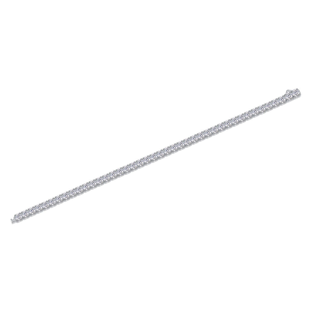 Gravitation Mossan Diamond S925 Silver Bracelet