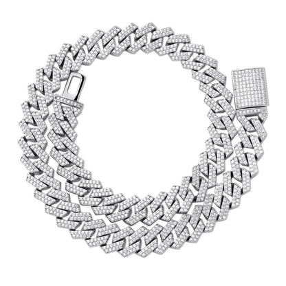 Diamond Shaped Cuban Chain Necklace
