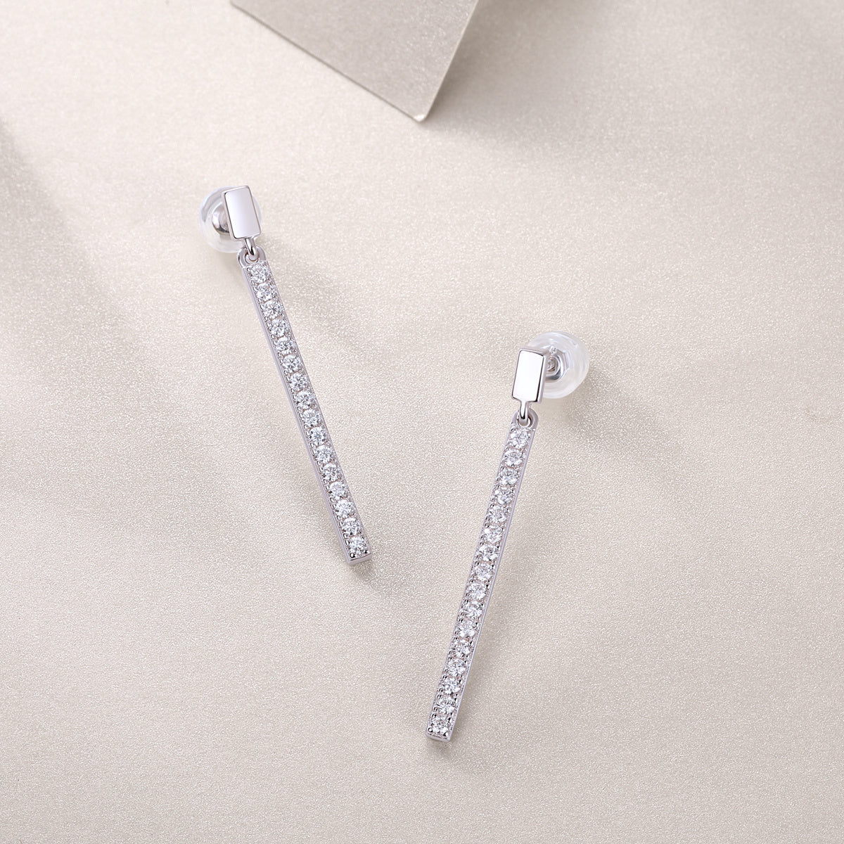 Moissanite Silver Earrings Diamond Earrings Stud Earrings