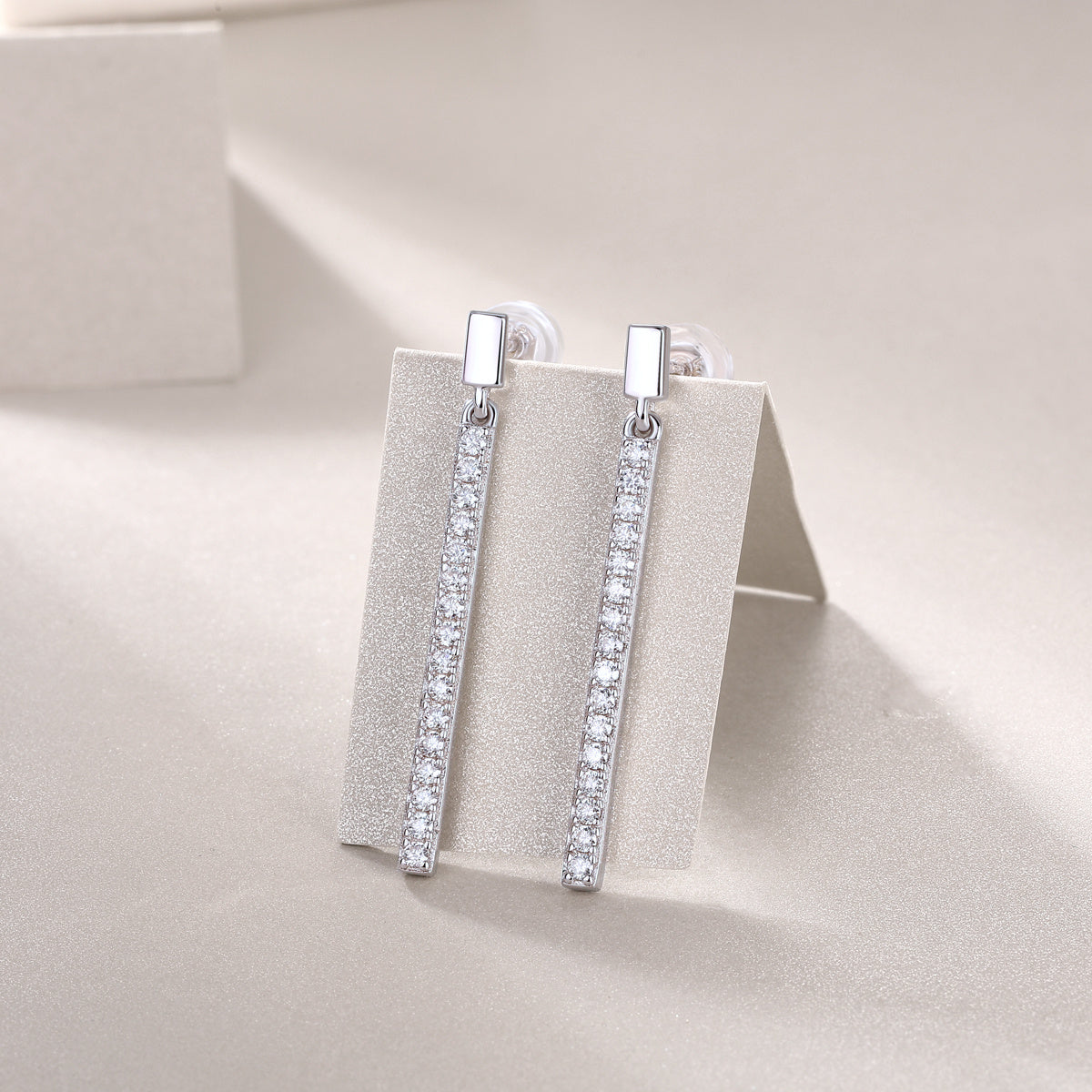 Moissanite Silver Earrings Diamond Earrings Stud Earrings